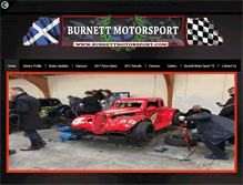 Tablet Screenshot of burnettmotorsport.com